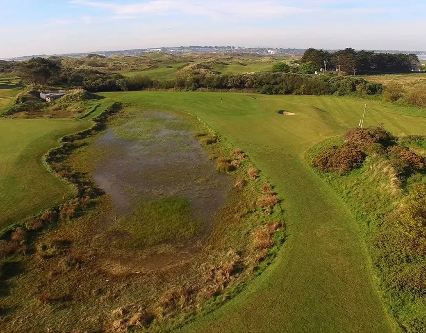Golf Course from Above