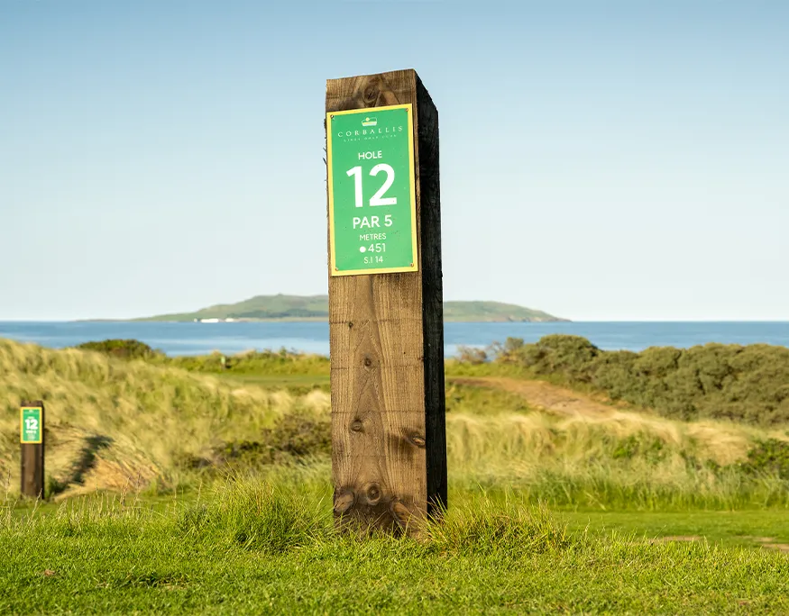 Corballis post signage